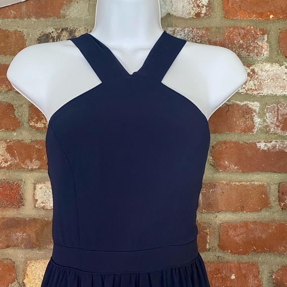 Lulu’s Blue Air of Romance Halter Maxi Dress size XS - Picture 4 of 12